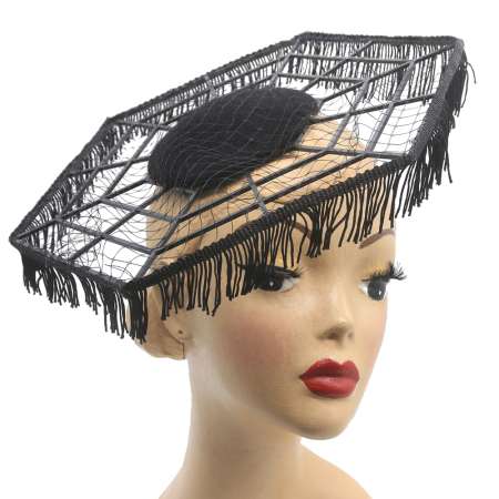 halloween spiderweb hat with finges